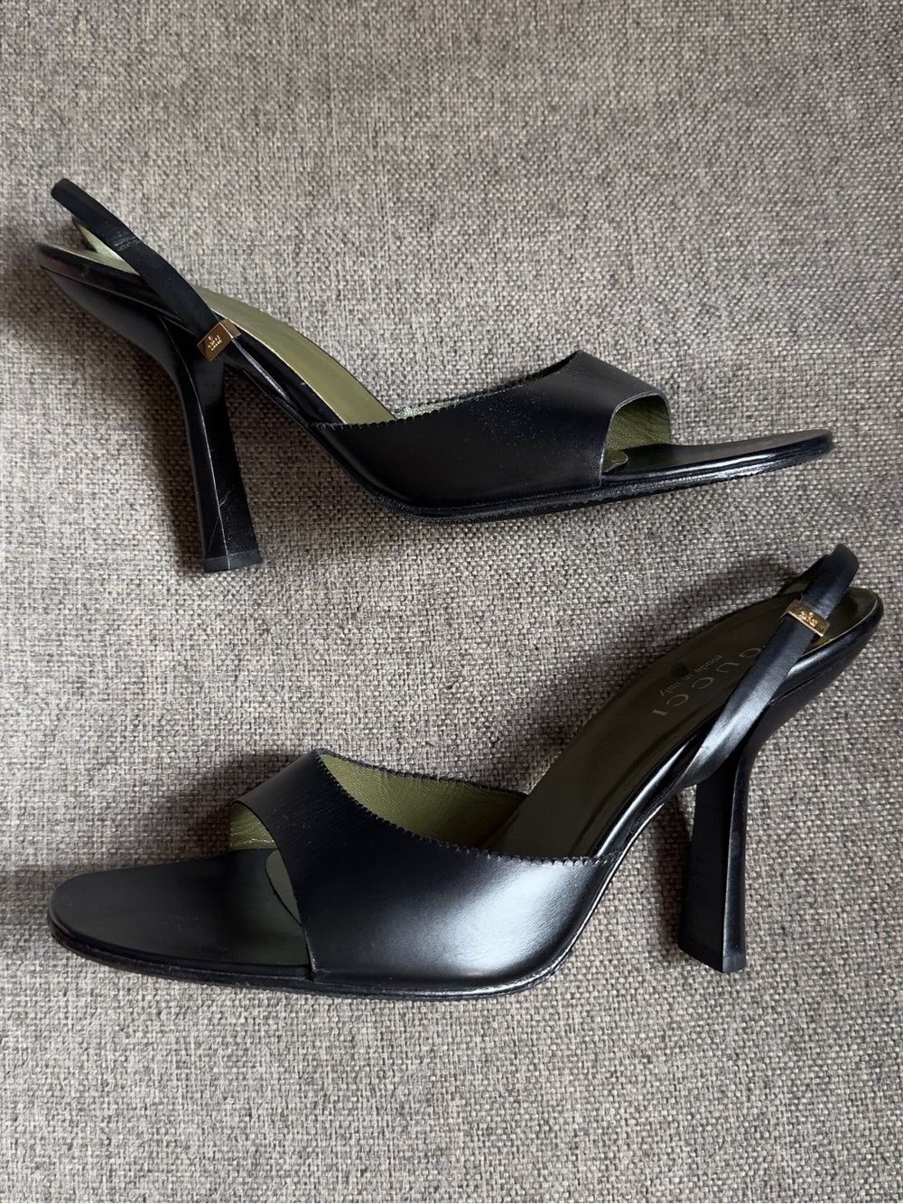 Vintage Gucci x Tom Ford black slingback heels - Picture 3 of 8